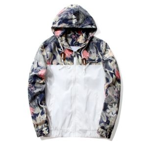Coupe-vent à fleurs pour homme