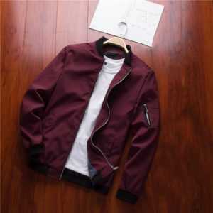 Jacket de Pilote Décontractée Mode Printemps